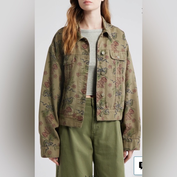 Damson Madder Jackets & Blazers - Damson Madder Stacia Jacket in Overdye Tulip Khaki